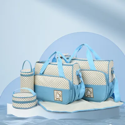 Produktbild von Wickeltaschen, Wickeltasche, Windelbeutel, Mamatasche, Baby-Wickeltasche Rucksack mit Windeleinlage, Multifunktions, Wickelrucksack