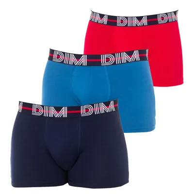 Produktbild von DIM Pack-3-Boxersystem aus atmungsaktivem Stoff D01QU für Herren mit Design für Komfort und Mobilität