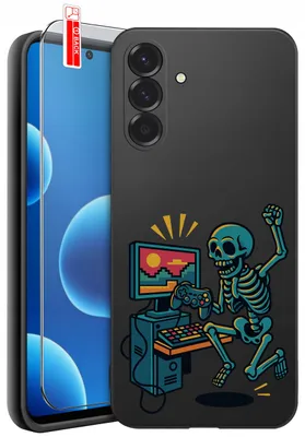 Produktbild von Hüllen für das Samsung A37 5G – Designs | Mattes Silikon-Case + 9H-Glas