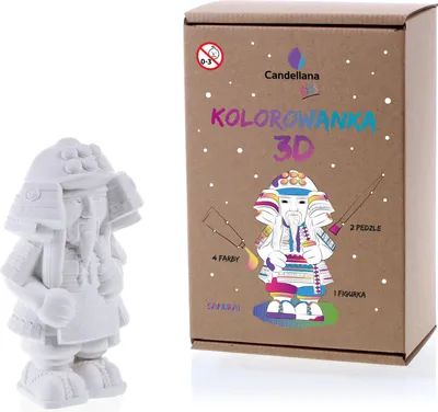 Obrázek produktu pro 3D samurajské omalovánky