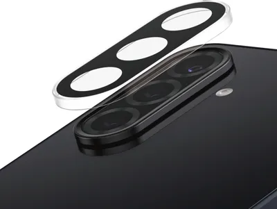Zdjęcie produktu dla PanzerGlass SAFE. by ® Camera Lens Protector Transparent Samsung Galaxy A36 5G, Samsung, Samsung - Galaxy A36 5G, Aplikacja na sucho, Odporny na zadrapania, Odporny na wstrząsy, Przezroczysty, 1 szt.