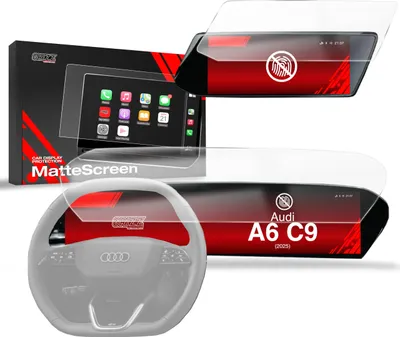 Produktbild von Matte Autodisplayfolie 2in1 für Audi A6 C9 14,5" (2025-2026), Grizz Protector