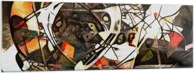 Produktbild von Bilder auf glas - Abstraktion modern - 160x50cm - Glasbilder - Wandbilder - Kunstdruck - zum Aufhängen bereit - Wanddekoration aus Glas - Glas Bilder - Wandbild auf Glas - Einteilig - GAB160x50-3452