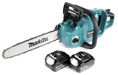 Immagine prodotto di Makita DUC 353 T2 Motosega a batteria 36V ( 2x18V ) Brushless 35 cm + 2x batteria 5.0 Ah - senza caricabatterie