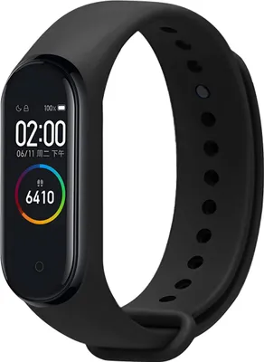 Productafbeelding van imoshion Siliconen Sport bandje voor de Xiaomi Mi Band 3 / 4 - Zwart