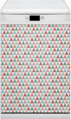 Produktbild von Magnete  Dekorative Magnet Folie für Geschirrspüler 45x80 cm Küche  - Farben Dreiecke