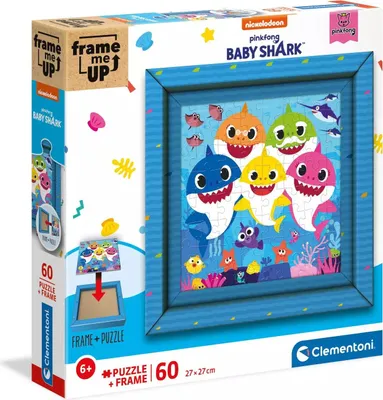 Obrázok produktu pre Clementoni Puzzle 60El Frame Me Up Baby Shark 38807