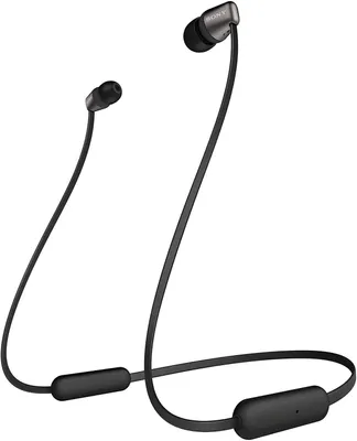 Obrázek produktu pro Sony WI-C310, Bezdrátový, 20 - 20000 Hz, Hovory/hudba, 19 g, Sluchátka s mikrofonem, Černá