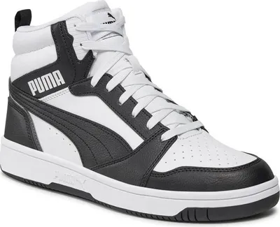 Produktbild von Puma Herren Basketballschuhe Rebound V6 Sneaker High-Top Sportschuhe 392326 01 Gr.40,5