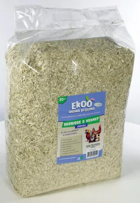 Productafbeelding van Ekoo Ecobiose hennep bodembedekking | stofarm | 10 liter of 30 liter 30 Liter