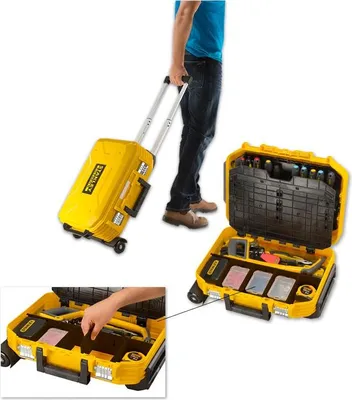 Image de Valise de maintenance STANLEY - A roulettes contenant plus de 100 pieces - FMST1-75530
