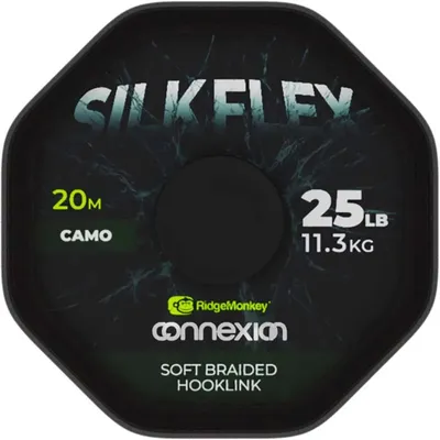 Produktbild von RidgeMonkey SilkFlex Soft Braid 25lb - 20m Vorfachschnur