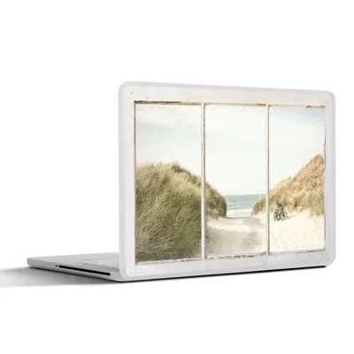 Produktbild von MuchoWow® Laptop Aufkleber Sticker Cover Aussicht - Strand - Meer 30x21 cm - Sticker für Laptop - Selbstklebend