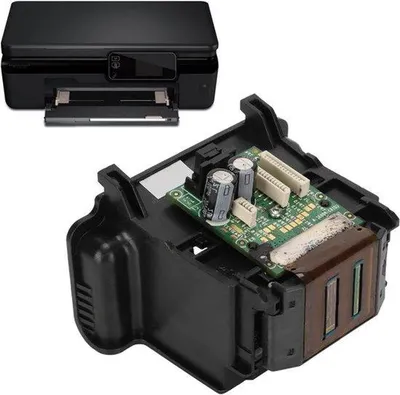 Image de Tête d'impression de remplacement pour imprimantes Deskjet - Compatible avec les modèles 3070, 3520, 5525, 4620 et 5510 - Qualité d'impression élevée et installation facile