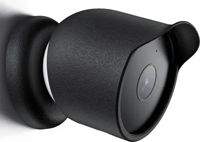 Produktbild von INF Schützende Silikonhülle für Google Nest Cam Schwarz