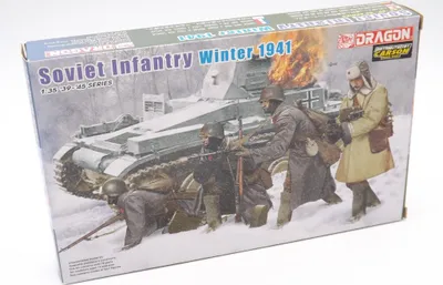 Produktbild von Dragon 6744 Soviet Infantry Winter 1941 Figuren Modell Bausatz 1:35 in