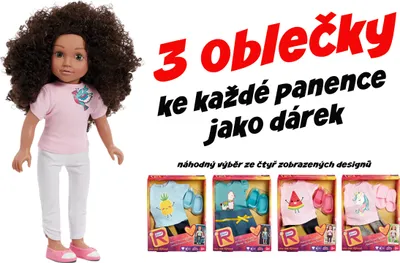 Produktbild von SET - Mia Puppe + 3 Arten von Kleidung für FREE