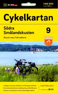 Produktbild von Cykelkartan Blad 9 Södra Smålandskusten 1:90000