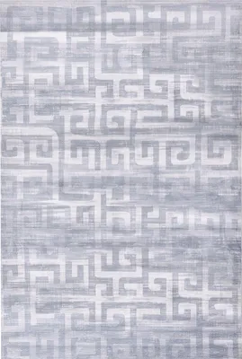 Zdjęcie produktu dla BELIANI Dywan szary materiałowy 200 x 300 cm salon sypialnia geometryczny wzór do ogrzewania podłogowego antypoślizgowy spód nowoczesny
