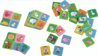 Produktbild von HABA - Bilderlotto Bauernhof Wiesenglück