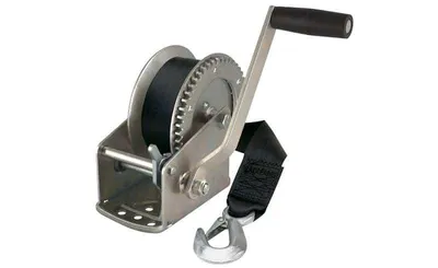 Produktbild von Handeilwinde 545kg 1200lbs mit 8.5m Gurtband