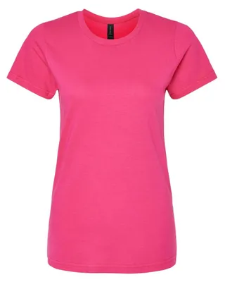 Image de Gildan - T-shirt « Softstyle » pour femmes FK2475 (M) (rose vif)
