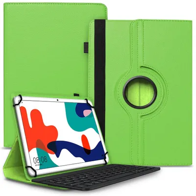 Produktbild von Tablet Tasche für Blackview Tab 90 Tastatur Hülle Case Bluetooth 360° DrehbarFarbe Uni 360 Taschen:Grün
