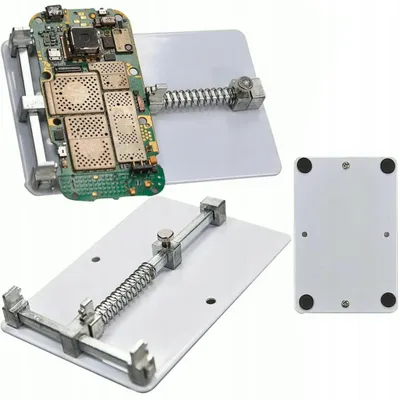 Image de Rosfix Support Métallique TE-7 – Résistant à la Chaleur | 80 mm x 117 mm | Pour les Réparations de Précision de Petits Appareils