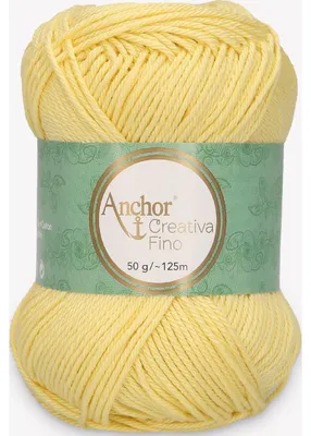 Obrázek produktu pro Anchor Creativa Fino – bavlněná příze na háčkování (barva 00403)