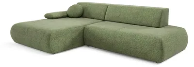 Produktbild von Ecksofa mit Schlaffunktion Puentro links Hopfengrün