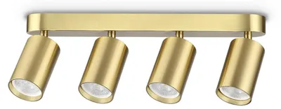 Produktbild von Ideal Lux Deckenleuchte 4x GU10 Messing IP20 DYNAMITE 371351