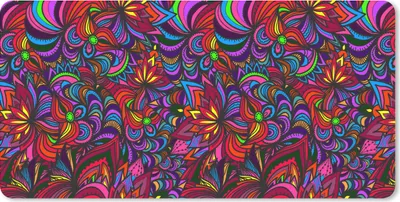 Produktbild von MuchoWow® Mauspad Mousepad Muster - Dschungel - Abstrakt 60x30 cm - Mousepads - Maus Mat - Pad - Mausunterlage - Nachhaltig