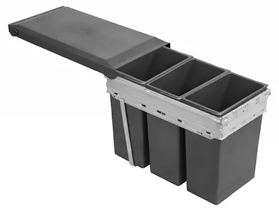 Immagine prodotto di Hailo sistema raccolta rifiuti TZ Inset Terzett 3x10 L grigio scuro 3663131