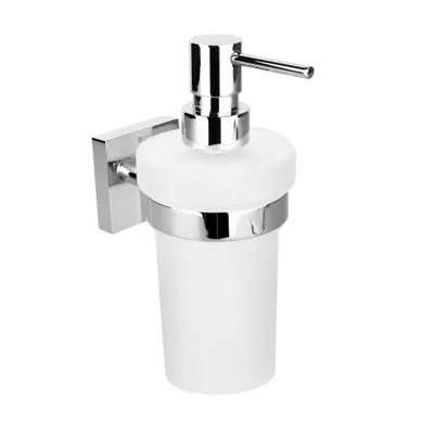 Immagine prodotto di Sapho X-SQUARE - Distributore di sapone con supporto, vetro/cromo XQ100