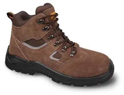 Zdjęcie produktu dla Buty robocze Skórzane buty za kostkę w połączeniu z materiałem tekstylnym SAN MARINO 3170-O1, rozmiar 45