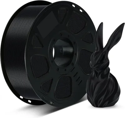 Produktbild von KINGROON PLA Filament 1,75mm Schwarz 1kg Spule für FDM 3D Drucker PLA Basic
