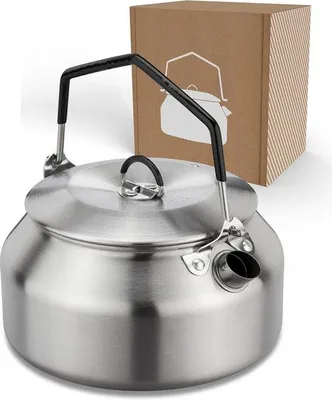 Zdjęcie produktu dla Czajnik COFFEE Dzbanek kempingowy ze stali nierdzewnej