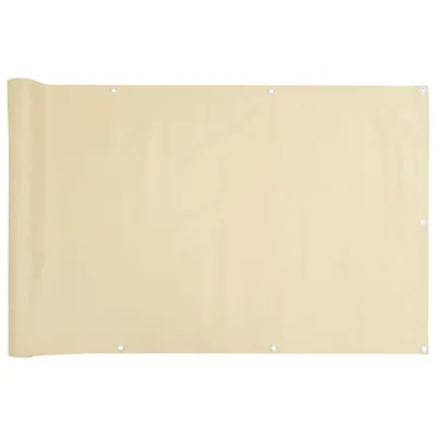 Produktbild von Balkon-Sichtschutz Creme 700x120 cm PVC