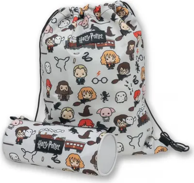 Produktbild von Schulset Harry Potter - Chibi-Charaktere (Federmäppchen + Ranzen)