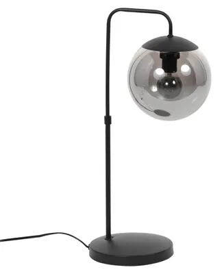 Zdjęcie produktu dla Lampa stołowa - czarny - Bollique - szkło metal - lampa biurkowa - E14 - 4610ZW - Steinhauer