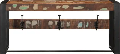 Produktbild von vidaXL Garderobe Mehrfarbig 80x35x35 cm Altholz Massiv