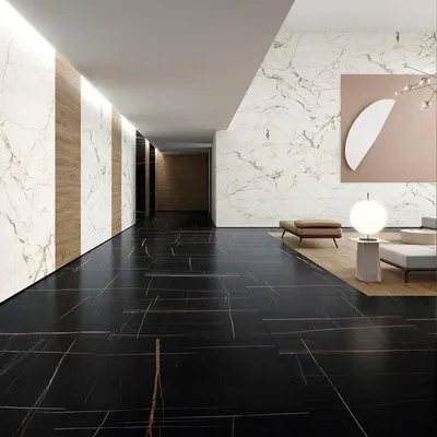 Immagine prodotto di CASA39 Gres porcellanato effetto marmo Nero 120x120 cm Marazzi Grande marble look