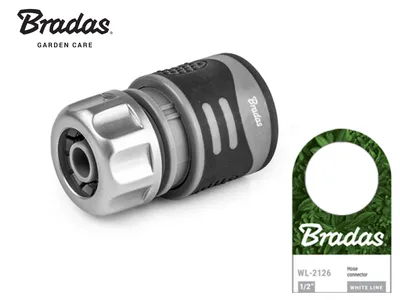 Image de BRADAS WL-2126 - Raccord de tuyau Adaptateur de tuyau 1/2" à 5/8