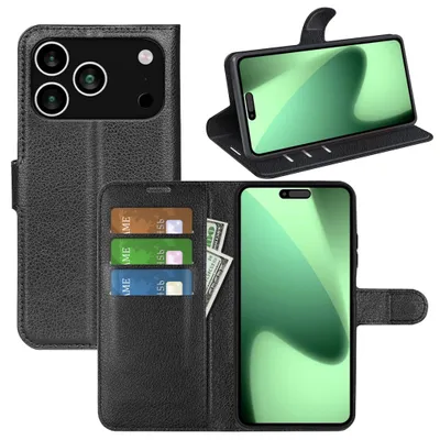 Obrázek produktu pro Obal na telefon Apple iPhone 18 Pro, skládací pouzdro z umělé kůže, knížkové pouzdro