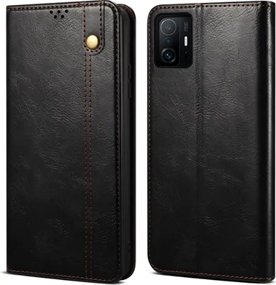 Obrázek produktu pro Pouzdro pro Xiaomi Mi 11T / Mi 11T Pro, kožené flip pouzdro peněženka s funkcí stojánku černé