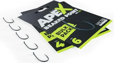 Produktbild von RidgeMonkey Ape-X Beaked Point Barbed 25 Stück - Size: 6