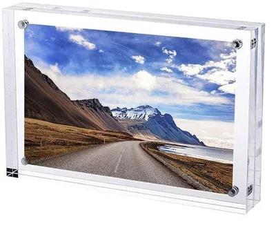 Image de Cadre photo magnétique en acrylique pour bureaux