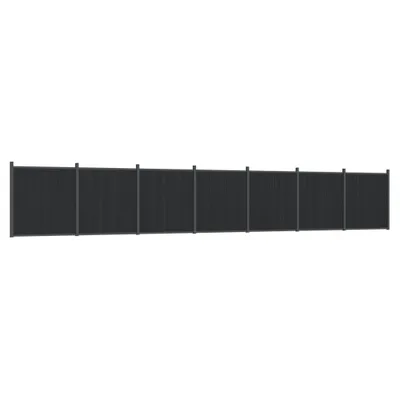Produktbild von vidaXL Zaunelement Grau 1218x186 cm WPC
