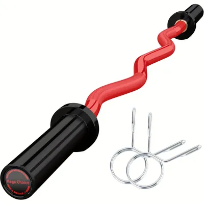 Productafbeelding van Olympische Halterstang - Halterstang - Barbell - Gewichtsstang - Krachtstang - Compact 121,92 cm