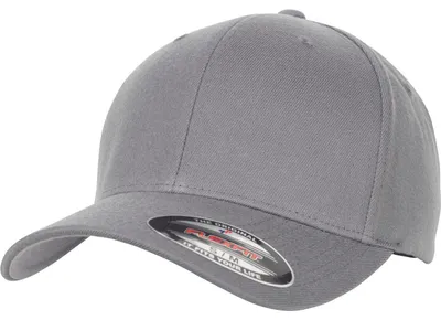 Produktbild von FLEXFIT 6477 | Flexfit Wool Blend Cap, Silberne Schirmunterseite - Farbe: Grey - Größe: L/XL